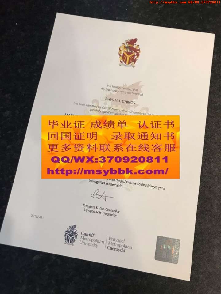 美国范德堡大学毕业证样式