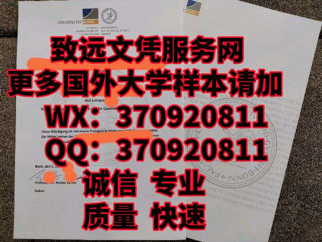 推荐最新-德国波恩大学毕业证书原版样式展示